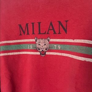 Topshop Milan Red Sweater